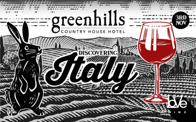 Italian Wine Dinner at Greenhill's - 3rd November 2022