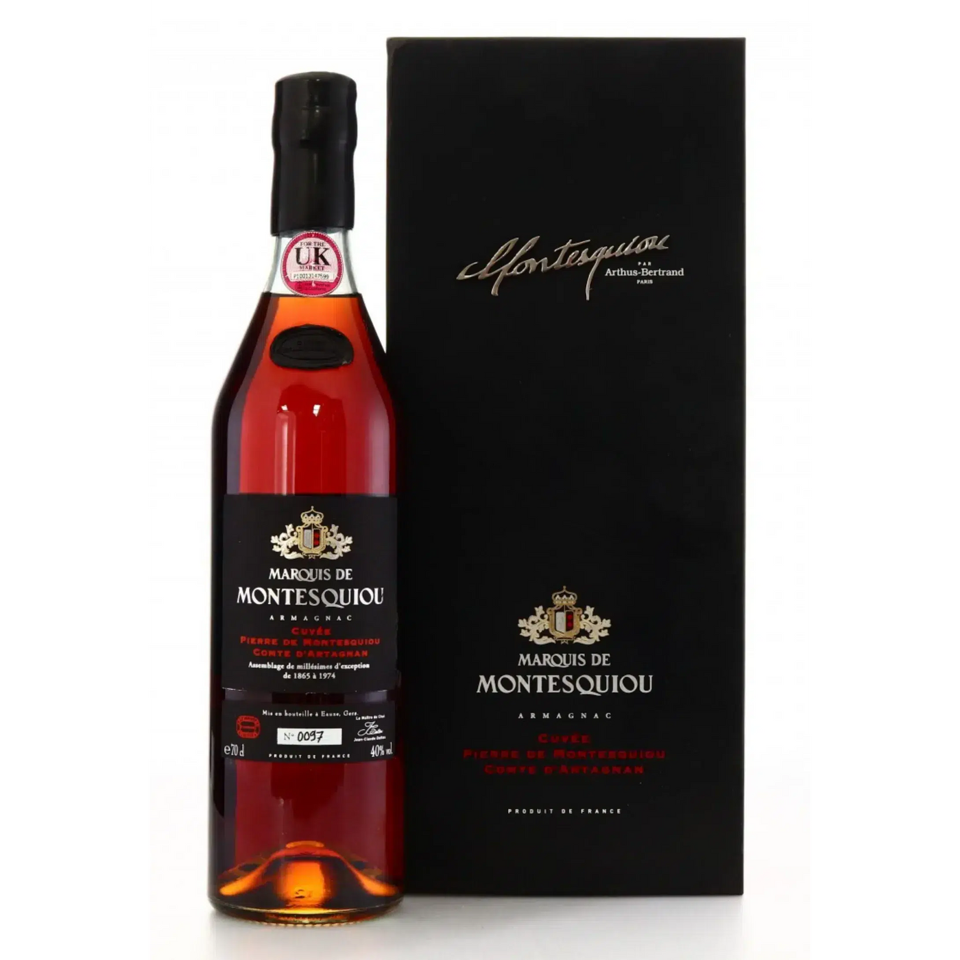 Armagnac Montesquiou Cuvee DArtagnan 70cl