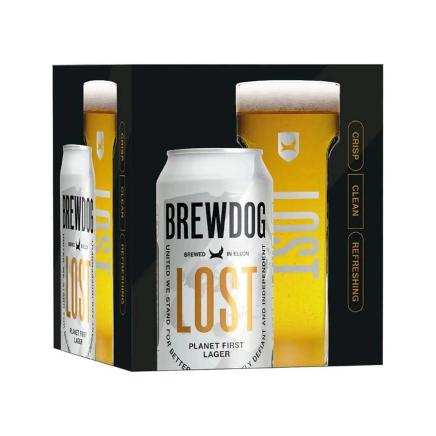 BrewDog Lost Lager Can 44cl 4 pack