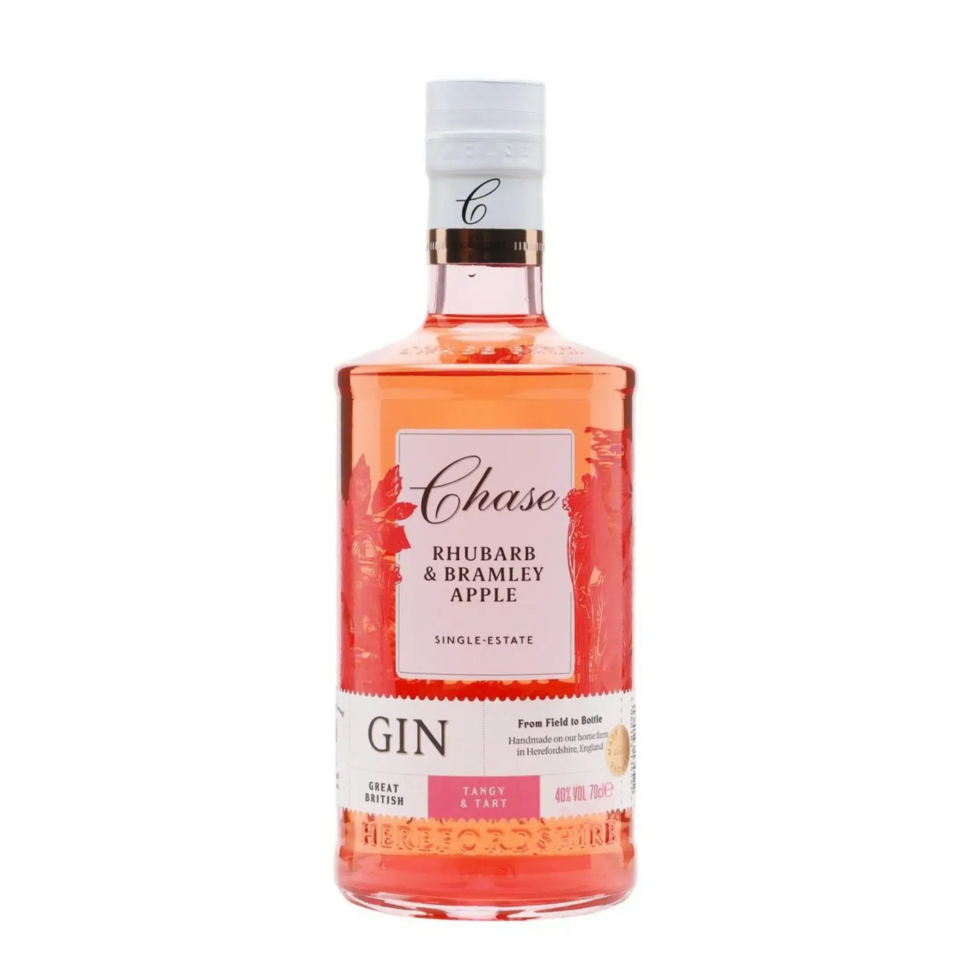 Chase Rhubarb & Bramley Apple Gin 40% Size: 70cl