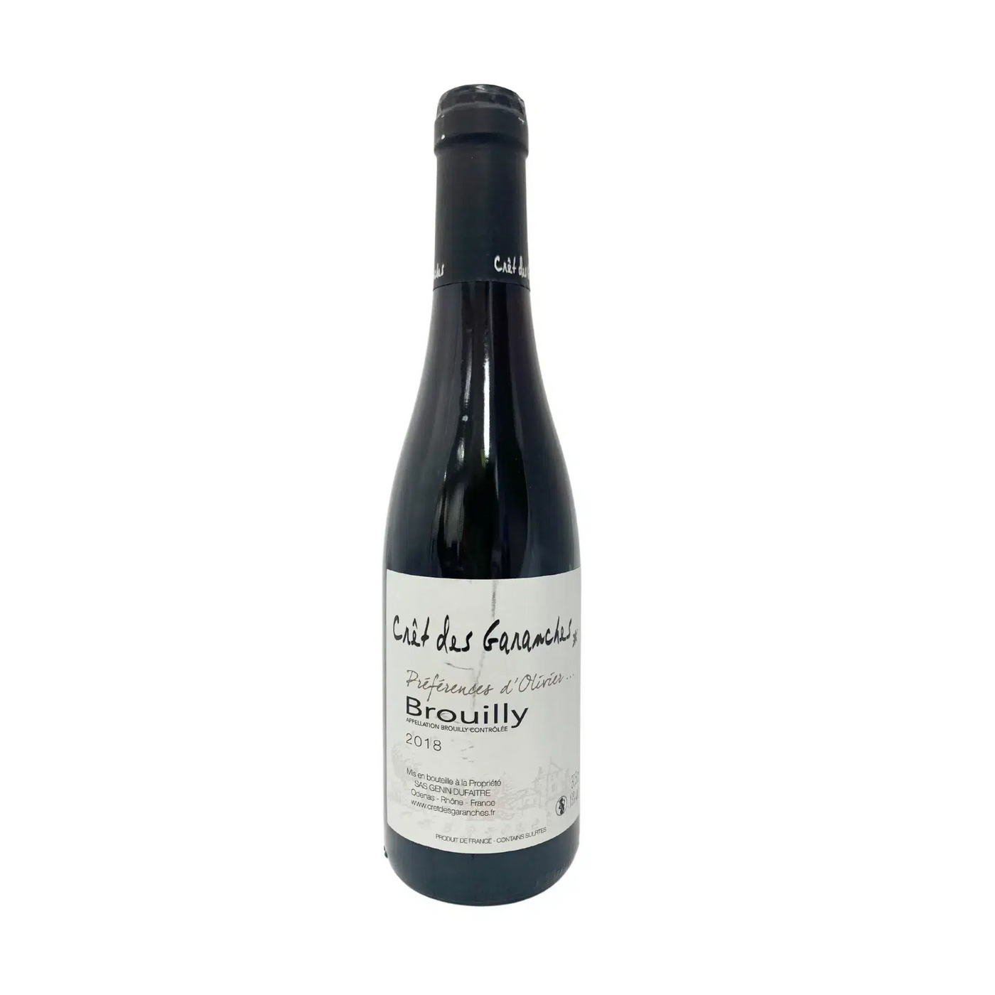 Domaine Cret des Garanches Brouilly Beaujolais 37.5cl