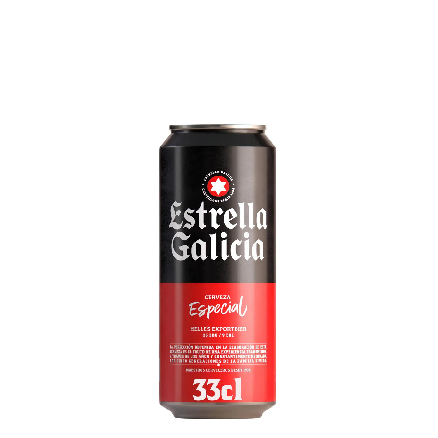 Estrella Galicia Premium Lager 33cl Can case of 24
