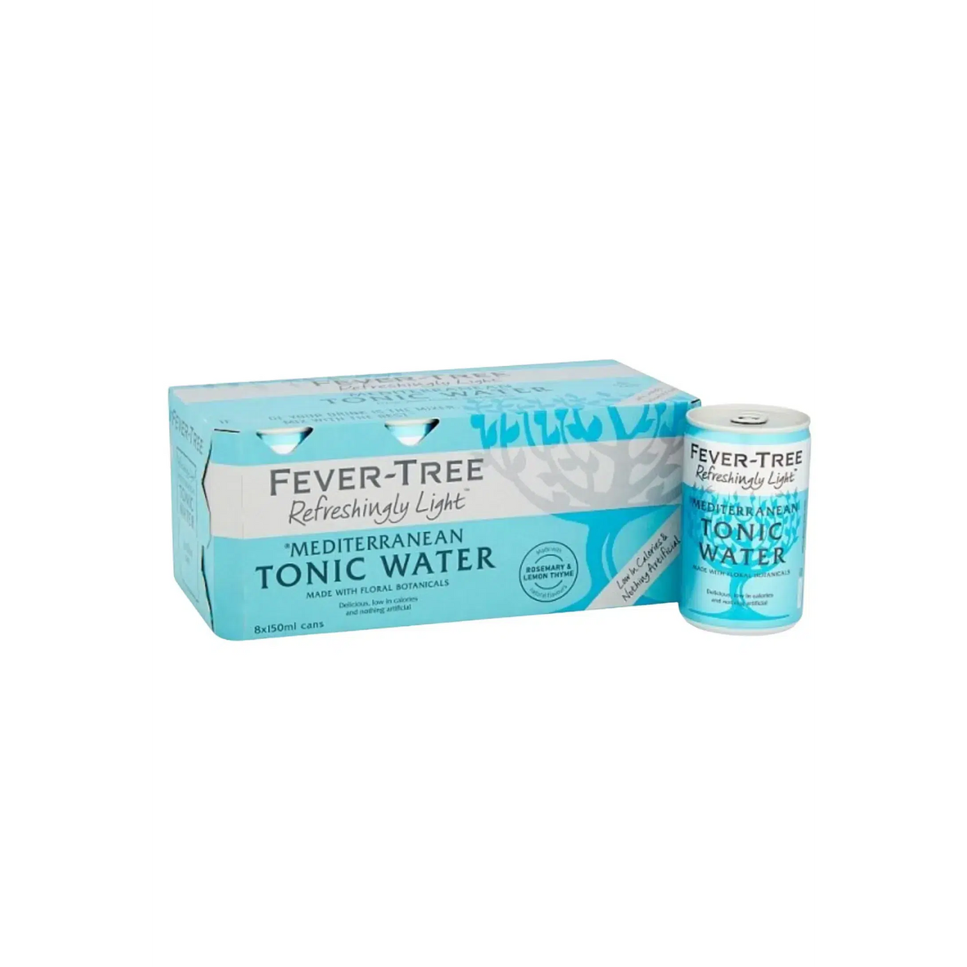 Fever-Tree Light Mediterranean Tonic Water Cans 8 pack