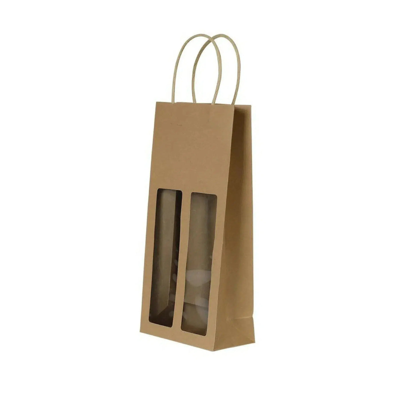 Gift Bag Kraft 2 bottles