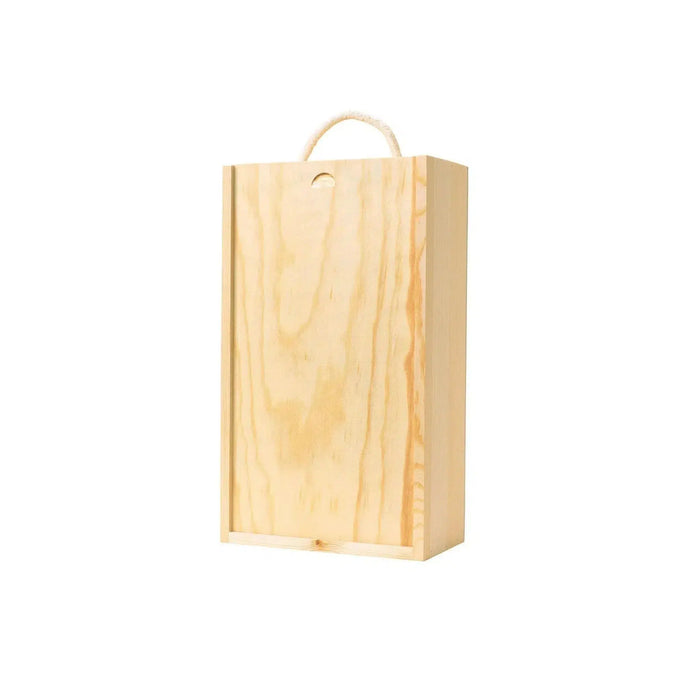 Gift Wooden Box 2 Bottles