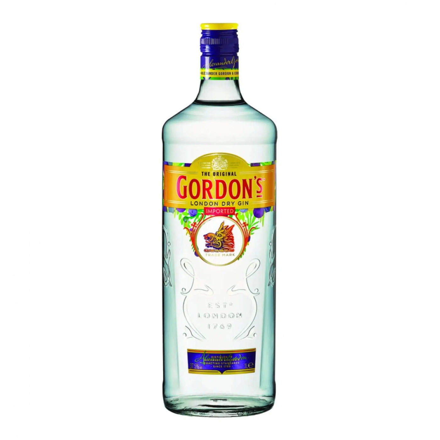 Gordons Gin 37.5% 1ltr