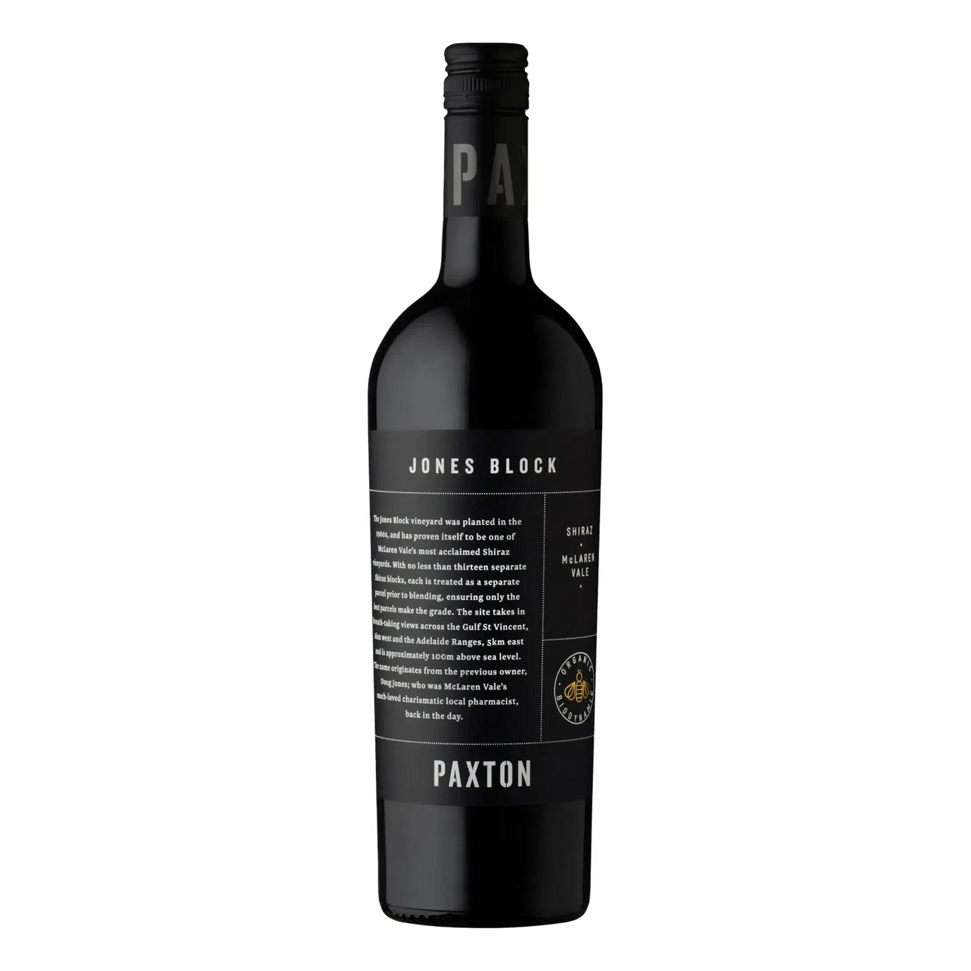 Paxton Jones Block SV Shiraz McLaren Vale