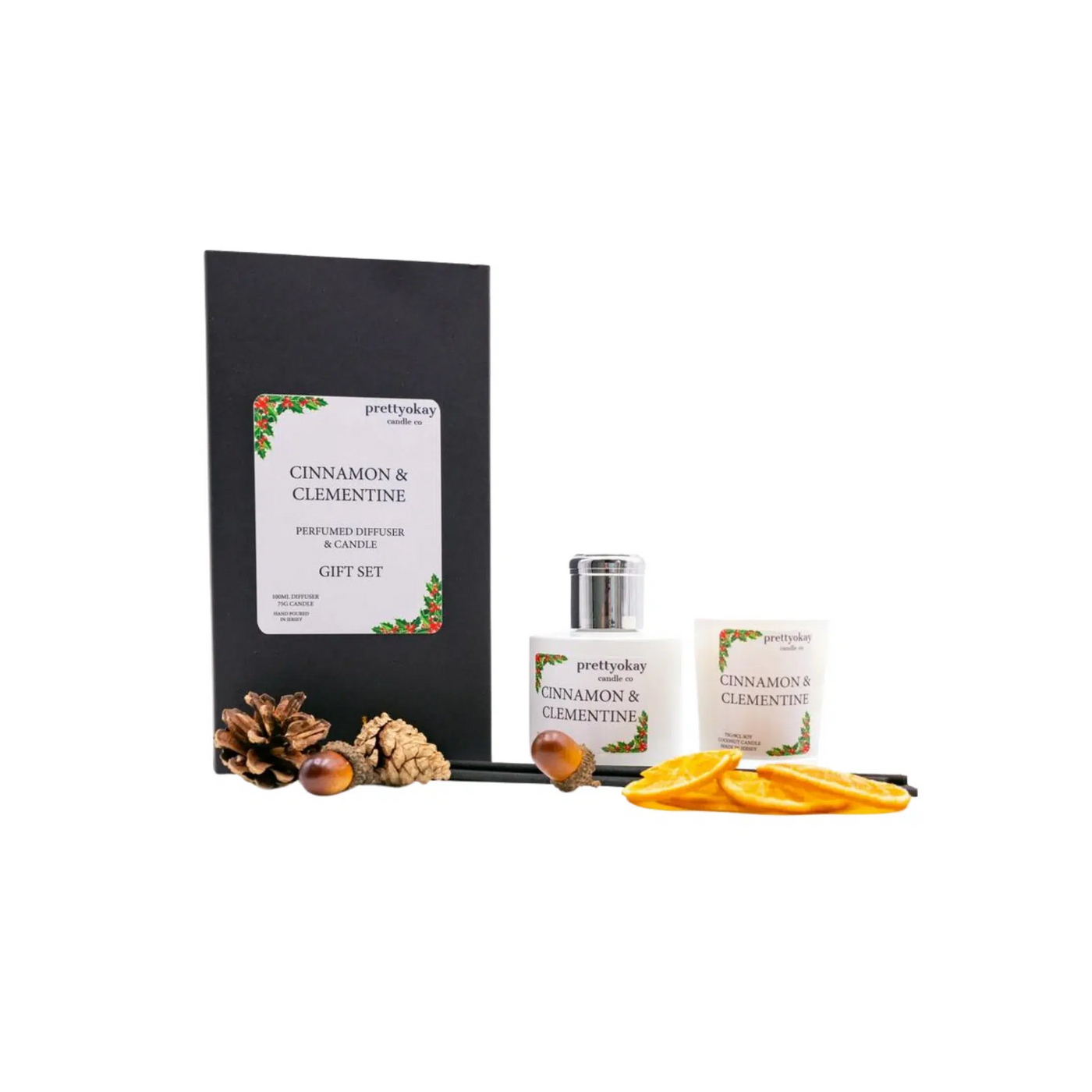 Prettyokay Cinnamon & Clementine Gift Set