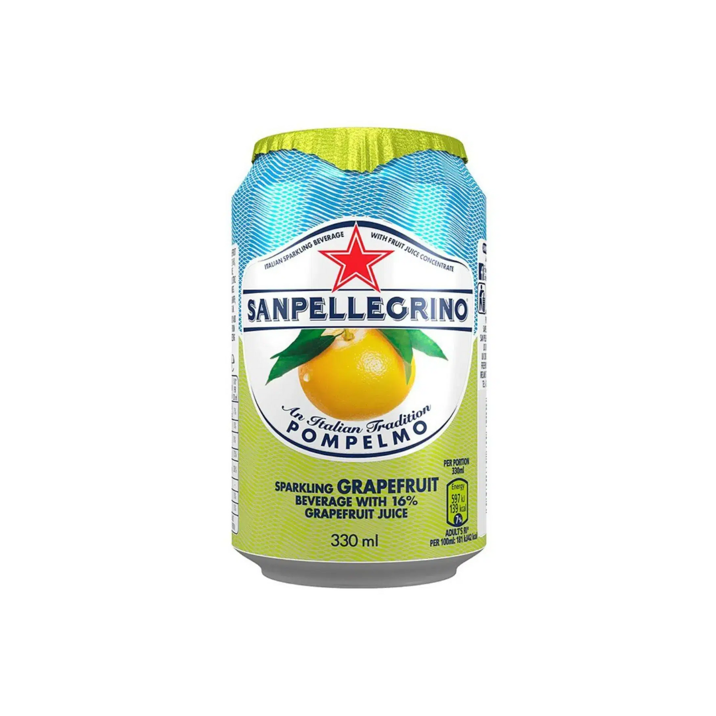 San Pellegrino Grapefruit Can 33cl case of 12