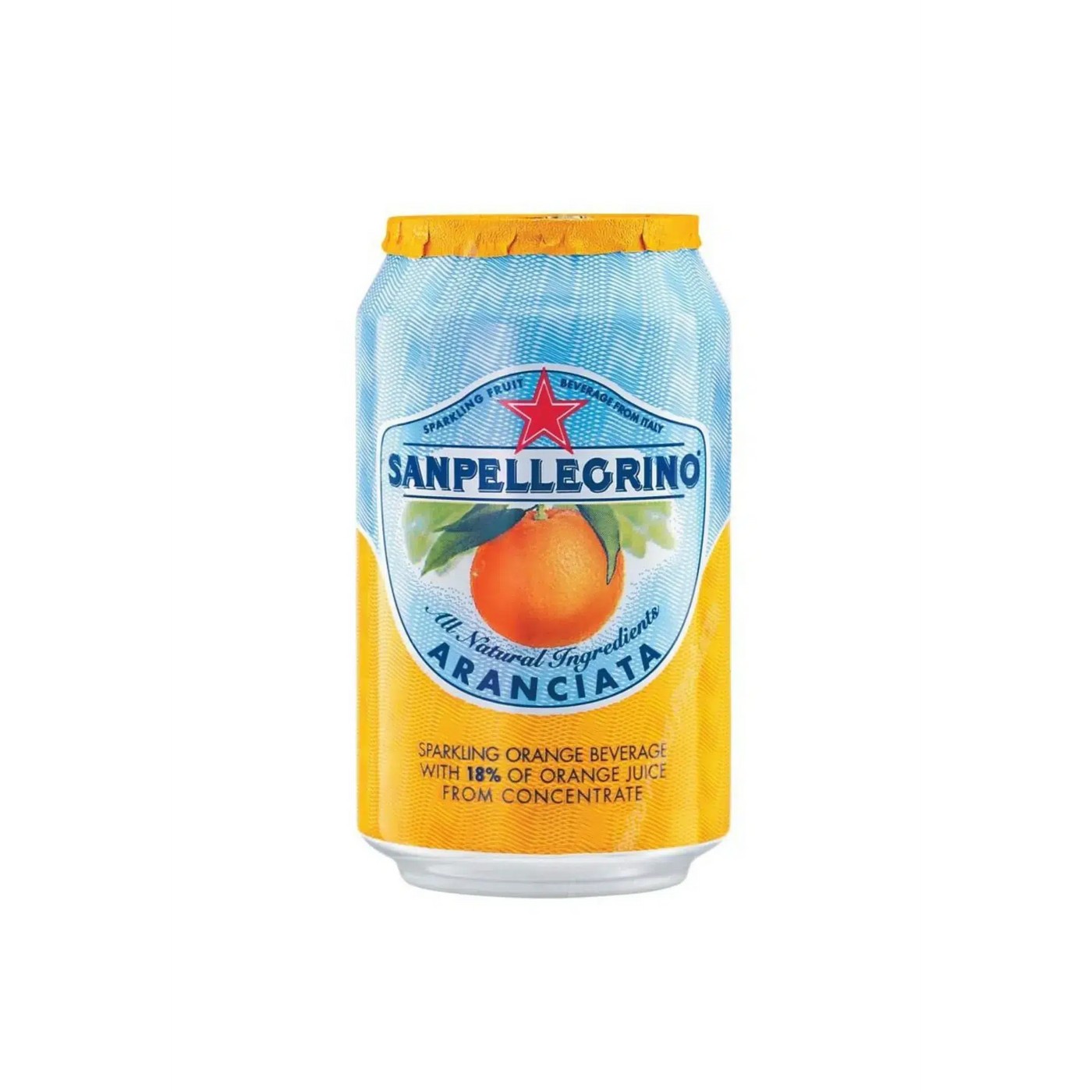 San Pellegrino Orange Can 33cl case of 12