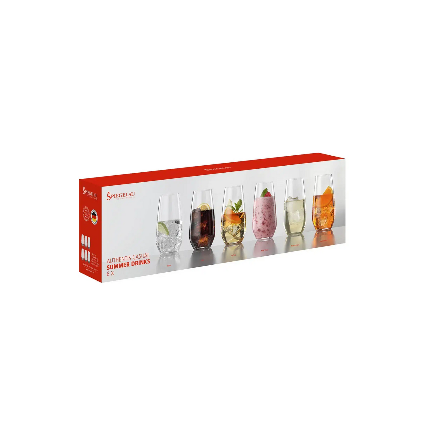 Spiegelau Casual Summer Drinks Set 6