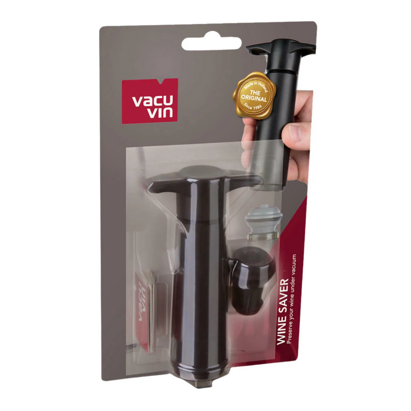 VacuVin Black Wine Saver