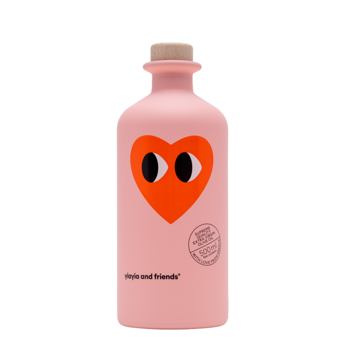 Yiayia Extra Virgin Olive Oil Love Bottle 500ml