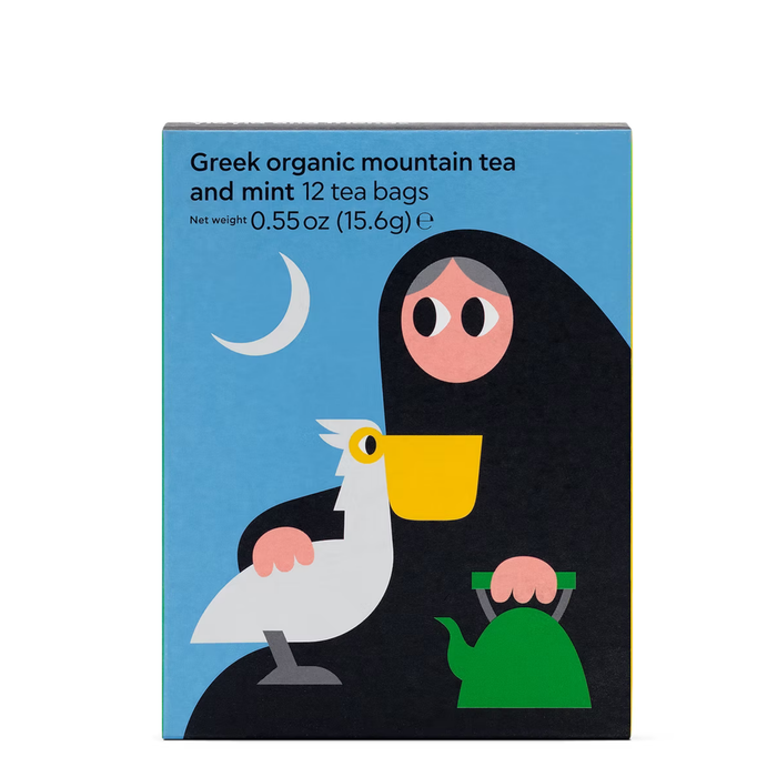 Yiayia Greek Organic Mountain Tea with Mint