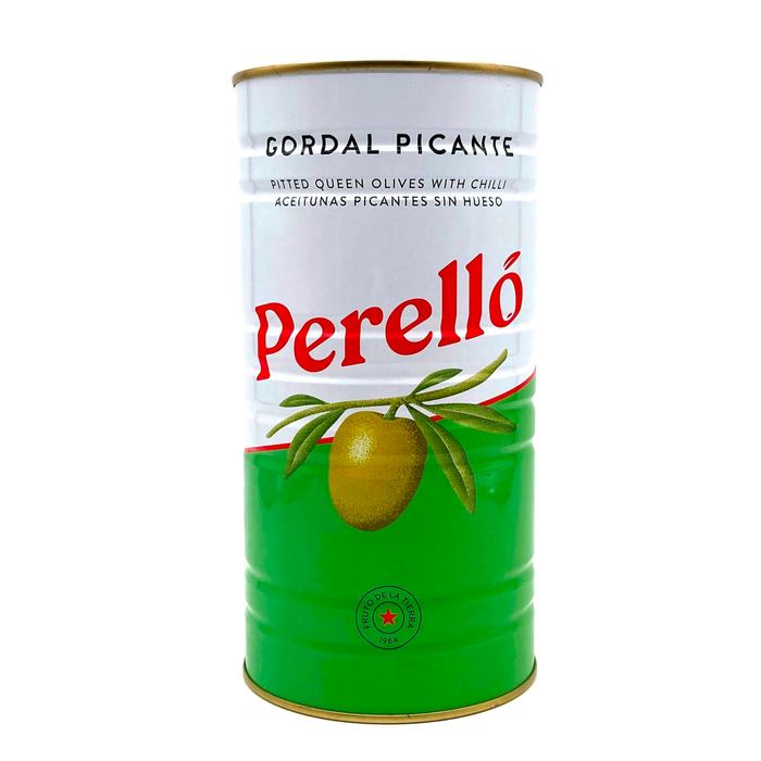 Perello Gordal Olives - Picante Pitted 600g Tin