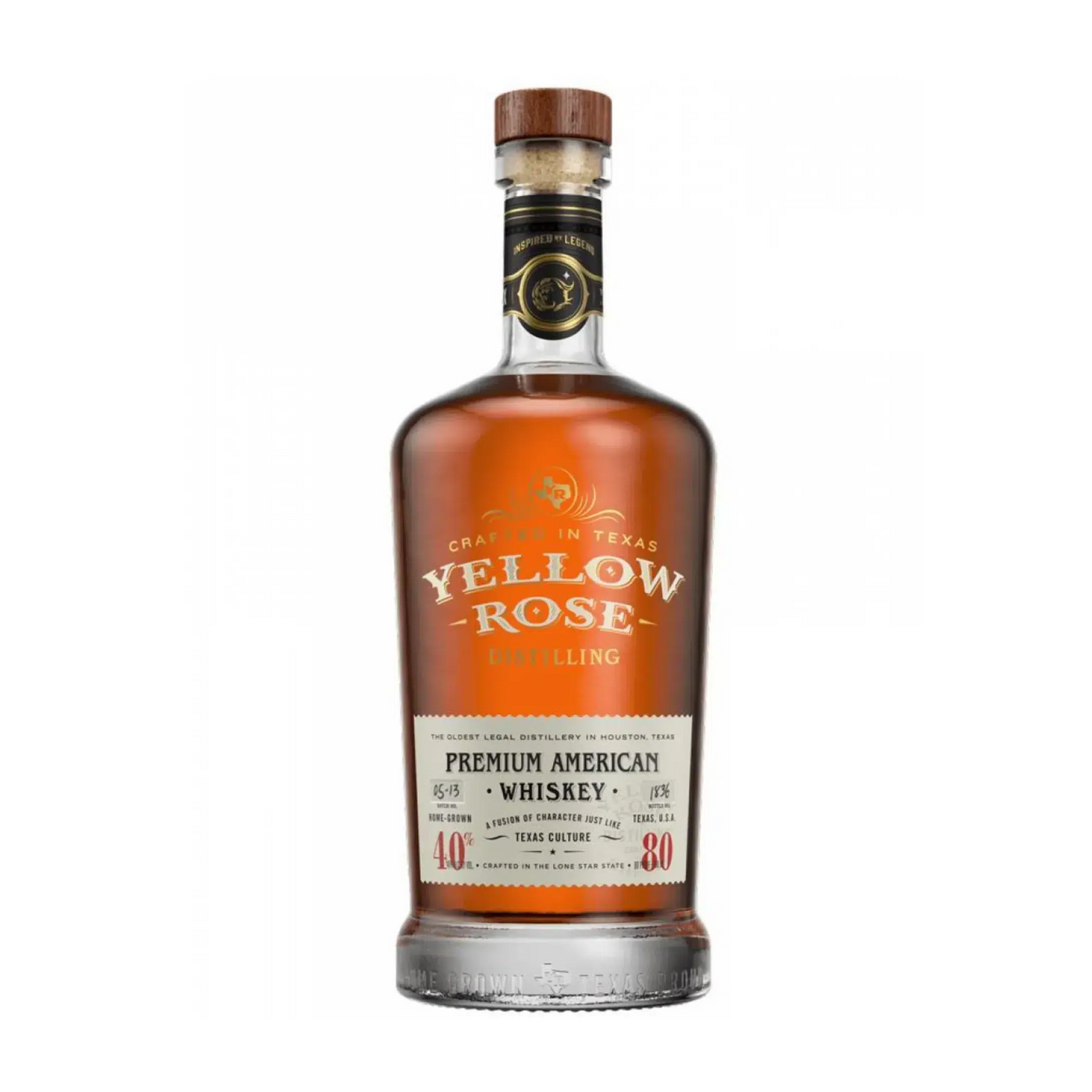 Yellow Rose Premium Blended American Whiskey 40%