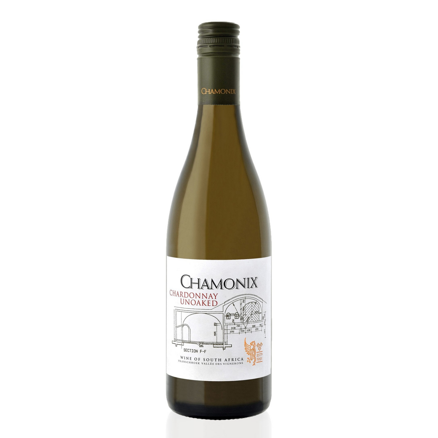 Chamonix Unoaked Chardonnay