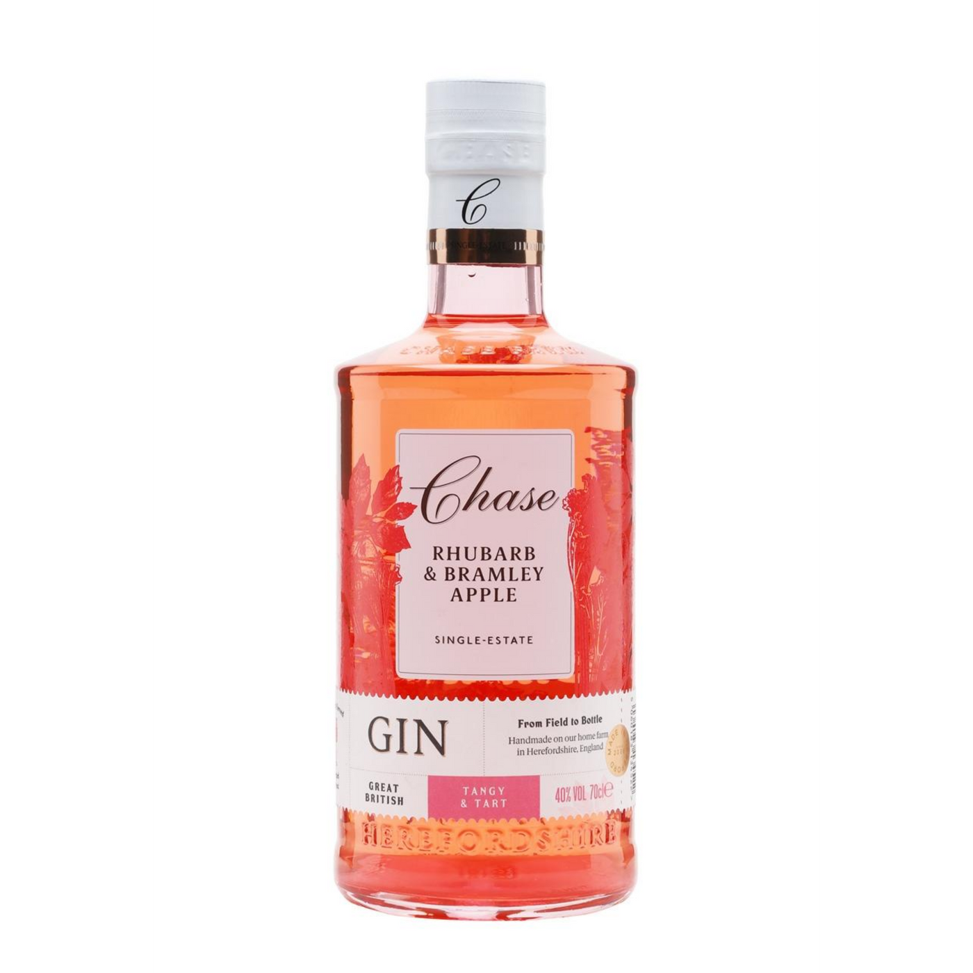Chase Rhubarb & Bramley Apple Gin 40% Size: 70cl