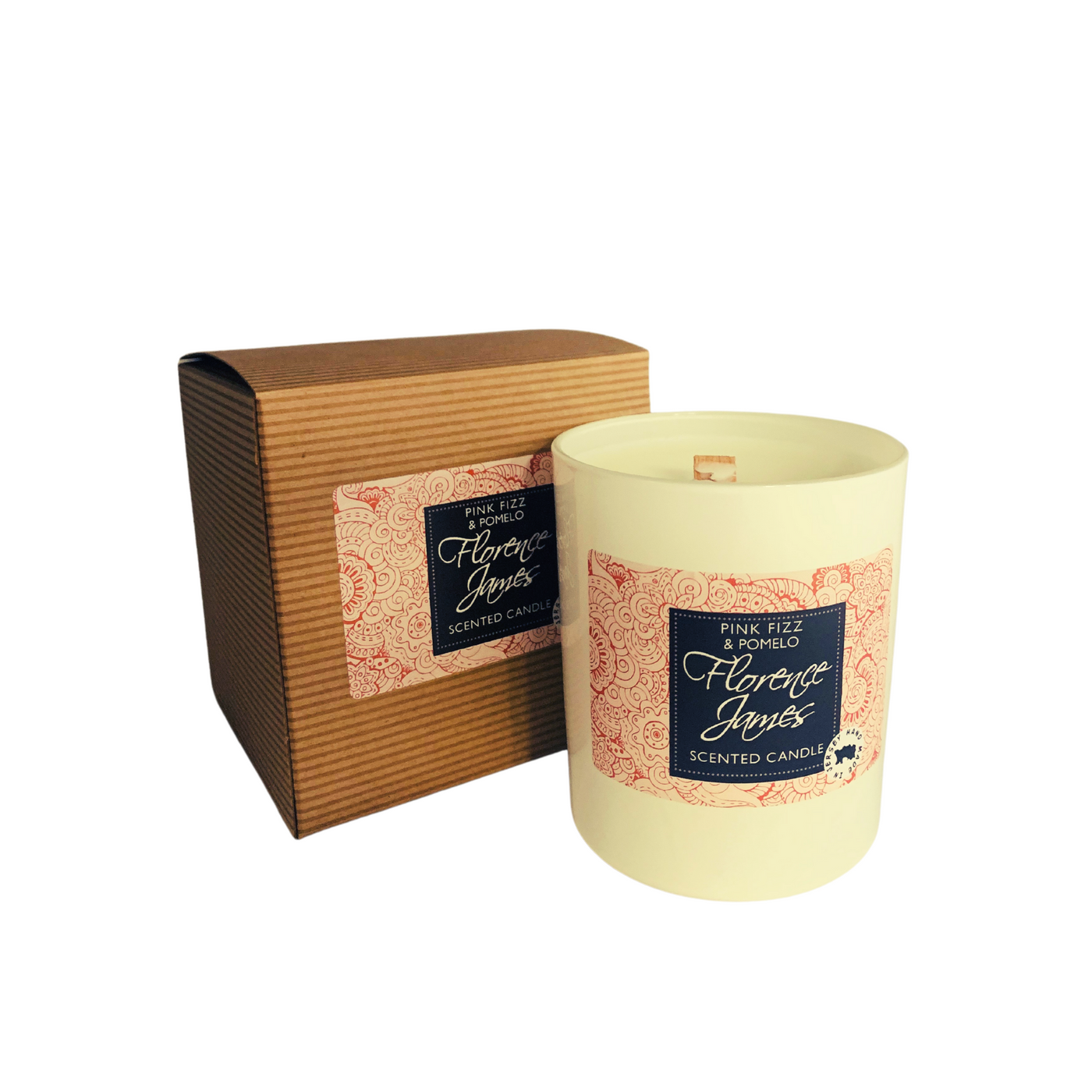 Florence James Scented Candle Pink Fizz & Pomelo