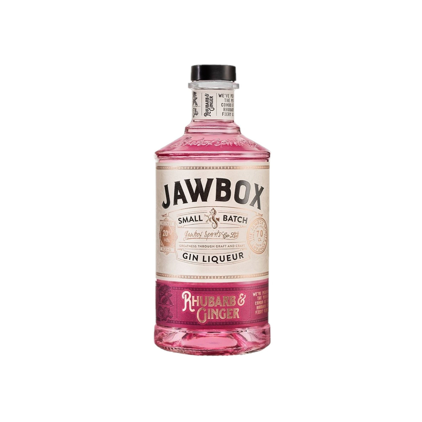 Jawbox Rhubarb & Ginger Gin 20%